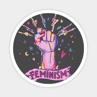 feminism sorority - feminist design hand Magnet